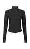 Neo Noir Bluse - Nolana Zip - Black