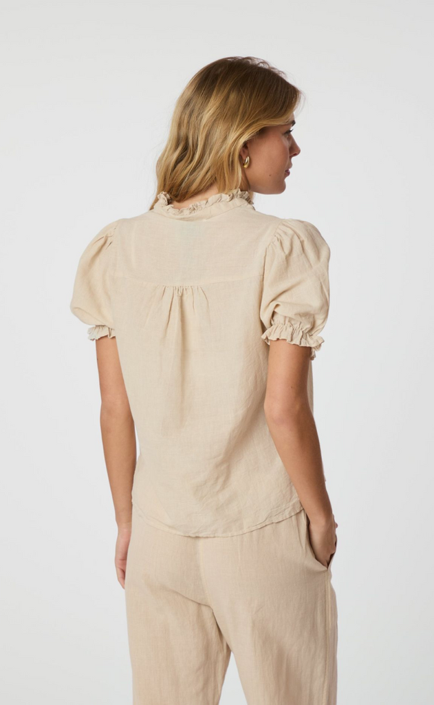 Neo Noir Bluse - Odesa Linen - Sand