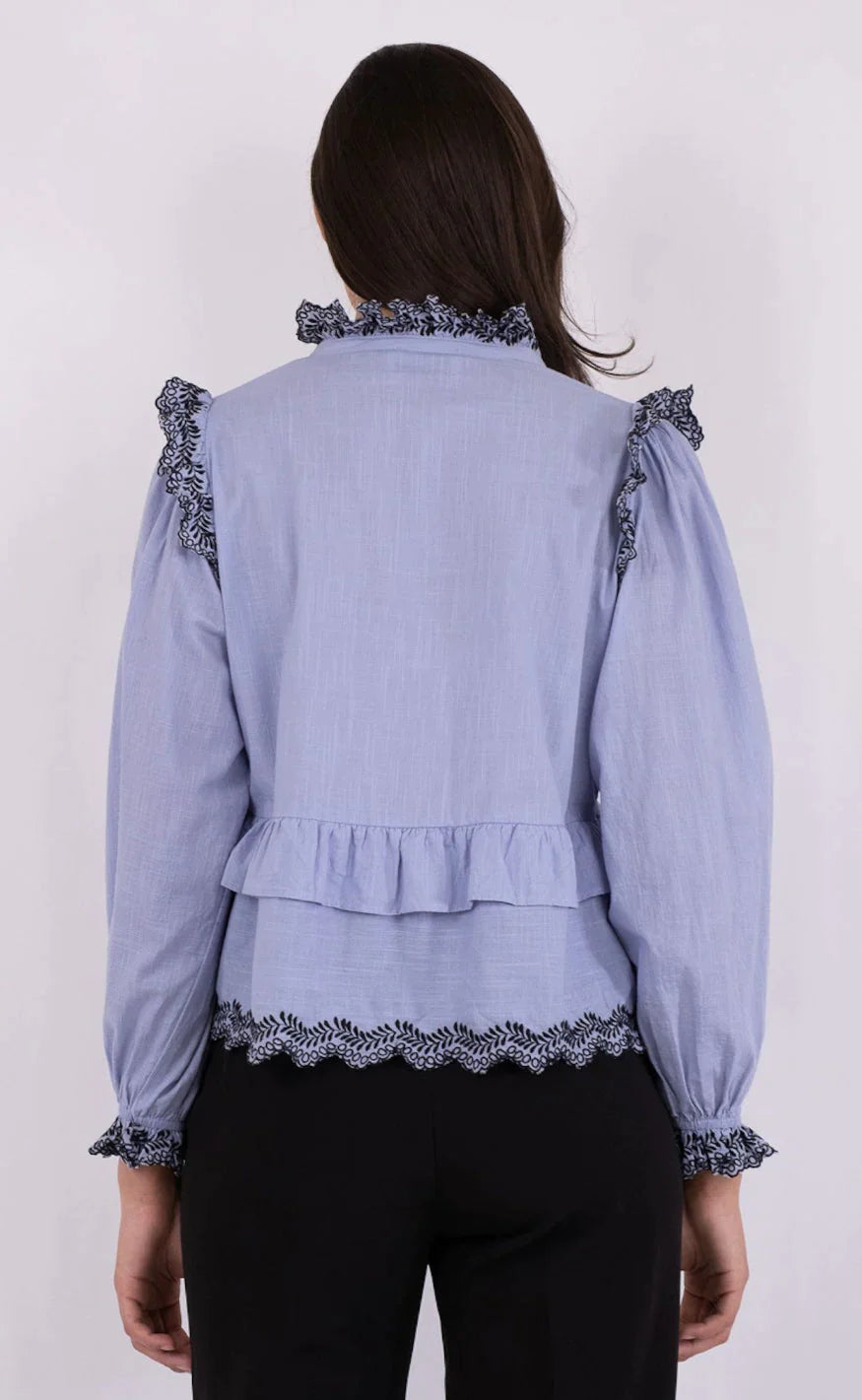 Neo Noir Bluse  - Panama - Light Blue