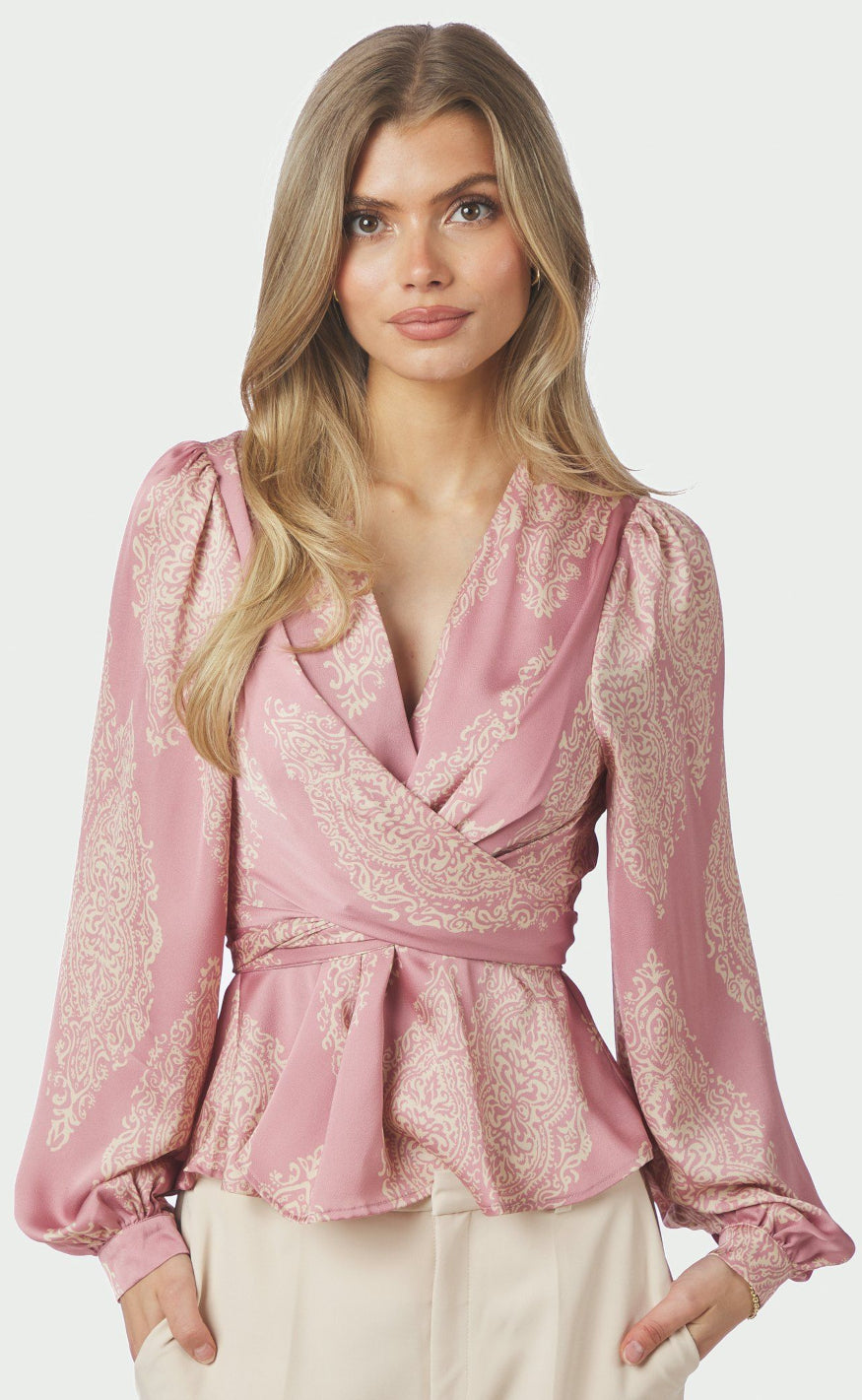 Neo Noir Bluse - Rista - Evening Rose