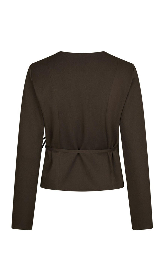 Neo Noir Bluse - Simmi - Dark Brown