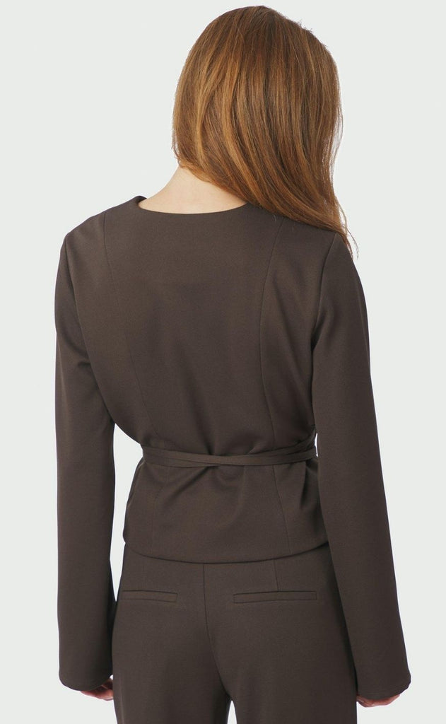 Neo Noir Bluse - Simmi - Dark Brown