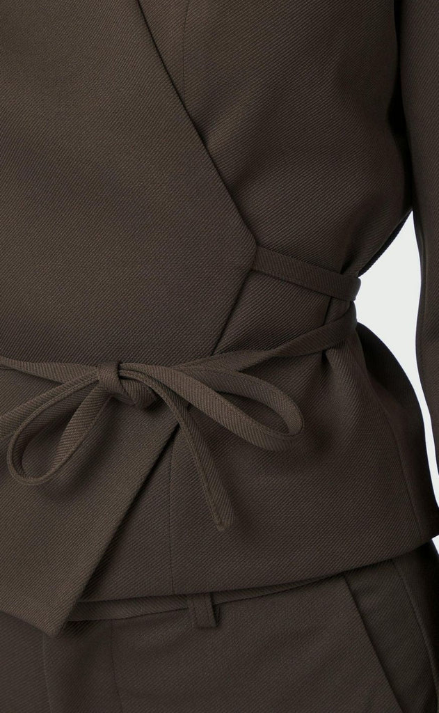 Neo Noir Bluse - Simmi - Dark Brown