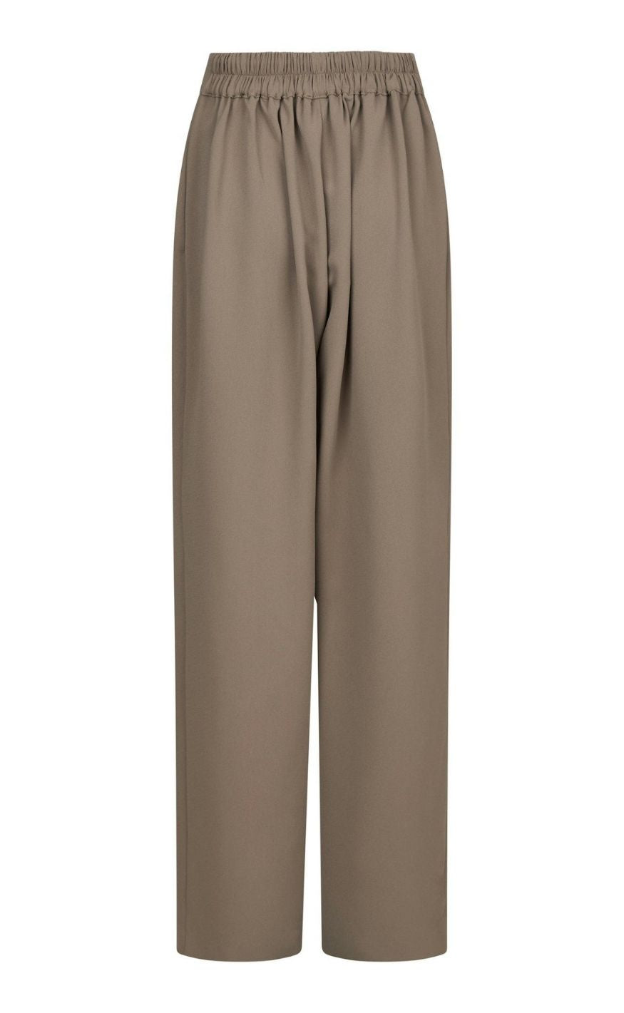 Neo Noir Bukser - Lunet Crepe - Taupe