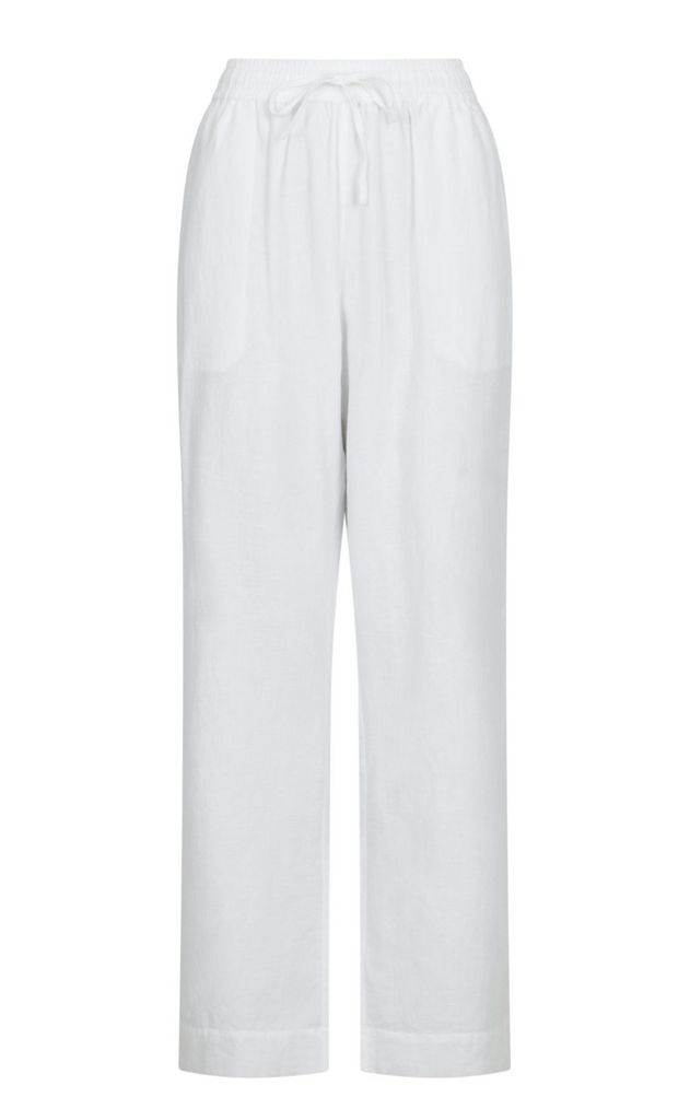 Neo Noir Bukser - Sonar Linen - White