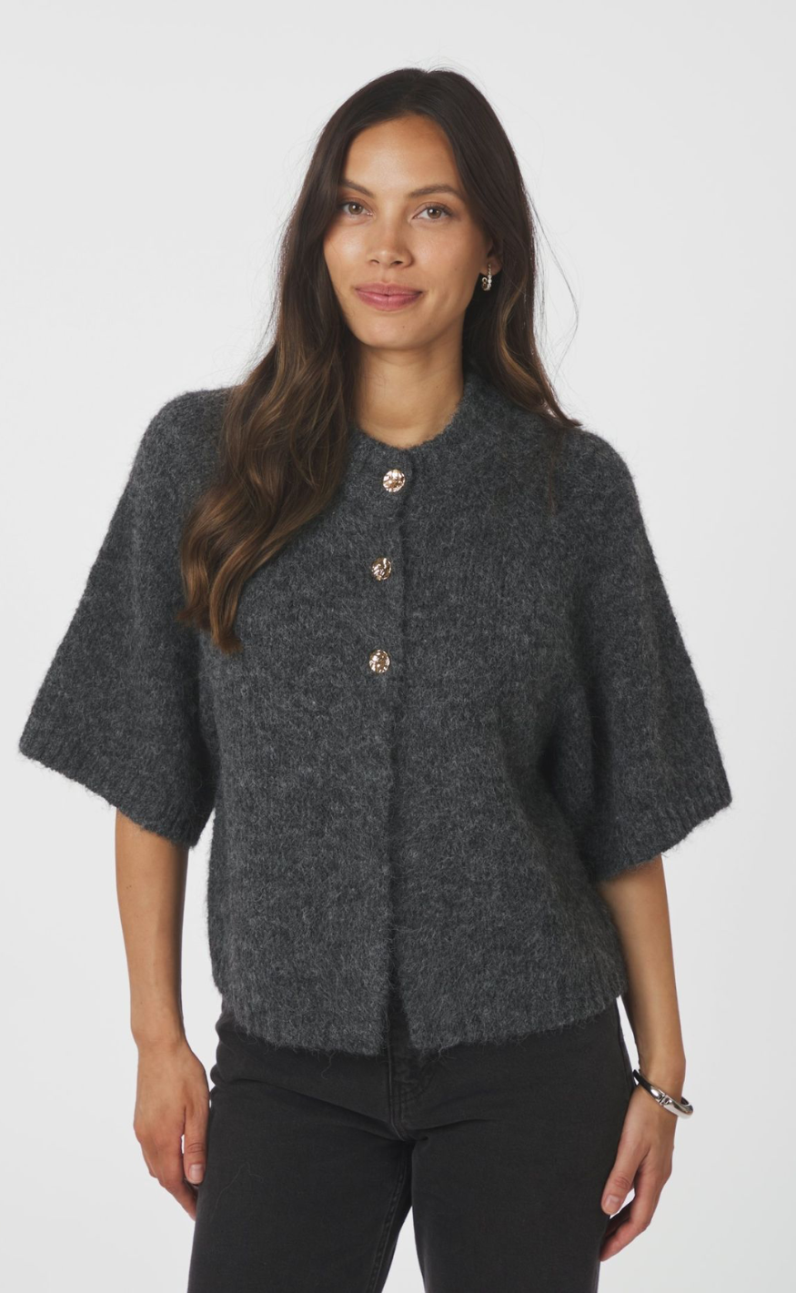 Neo Noir Cardigan - Benuta - Antracit Melange