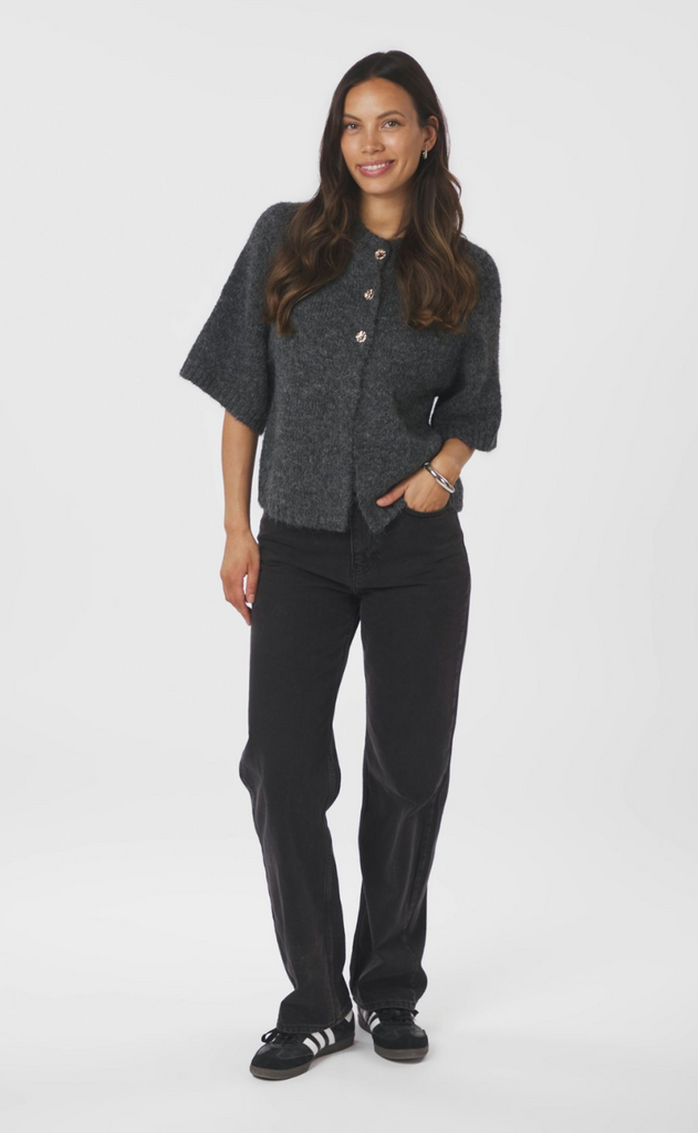 Neo Noir Cardigan - Benuta - Antracit Melange