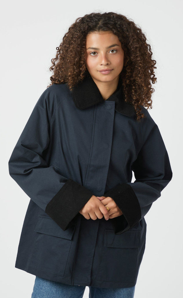 Neo Noir Jakke - Anastacia Cord - Navy