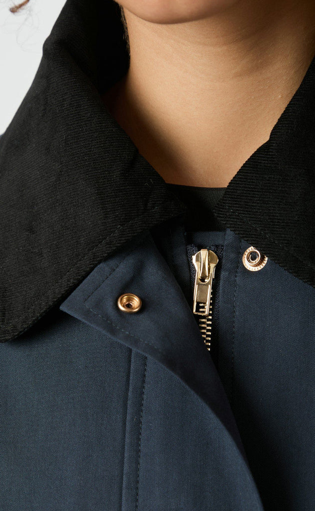 Neo Noir Jakke - Anastacia Cord - Navy