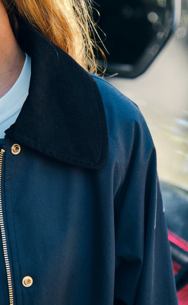 Neo Noir Jakke - Anastacia Cord - Navy