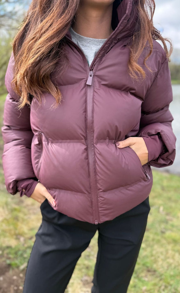 Neo Noir Jakke - Fox Puffer - Bordeaux