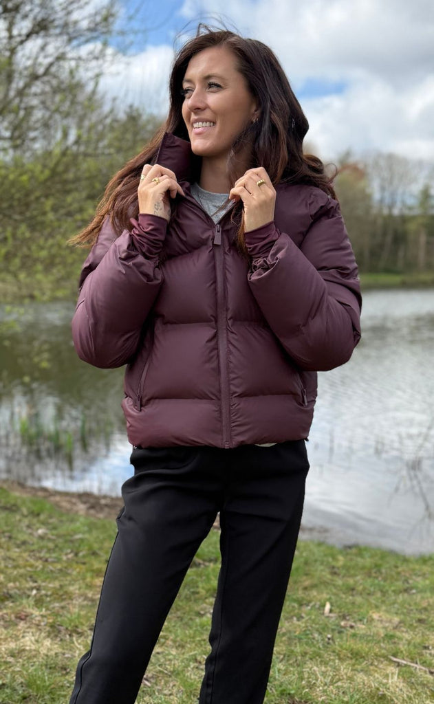 Neo Noir Jakke - Fox Puffer - Bordeaux