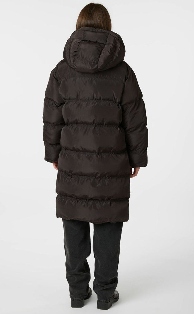 Neo Noir Jakke - Lucette Puffer - Dark Brown