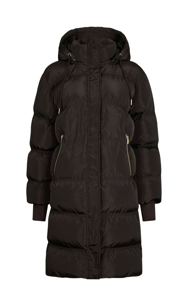 Neo Noir Jakke - Lucette Puffer - Dark Brown
