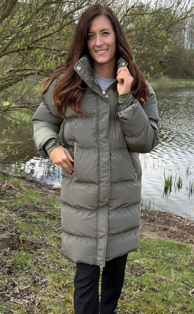 Neo Noir Jakke - Lucette Puffer - Olive