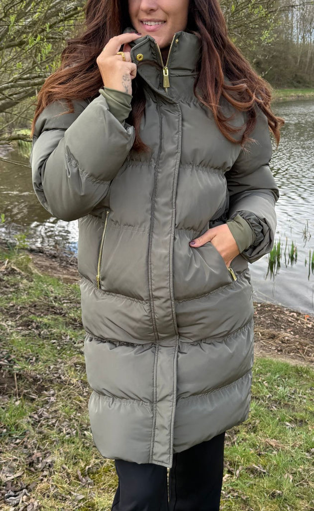 Neo Noir Jakke - Lucette Puffer - Olive