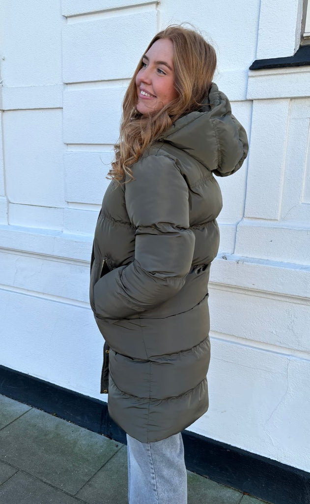 Neo Noir Jakke - Lucette Puffer - Olive