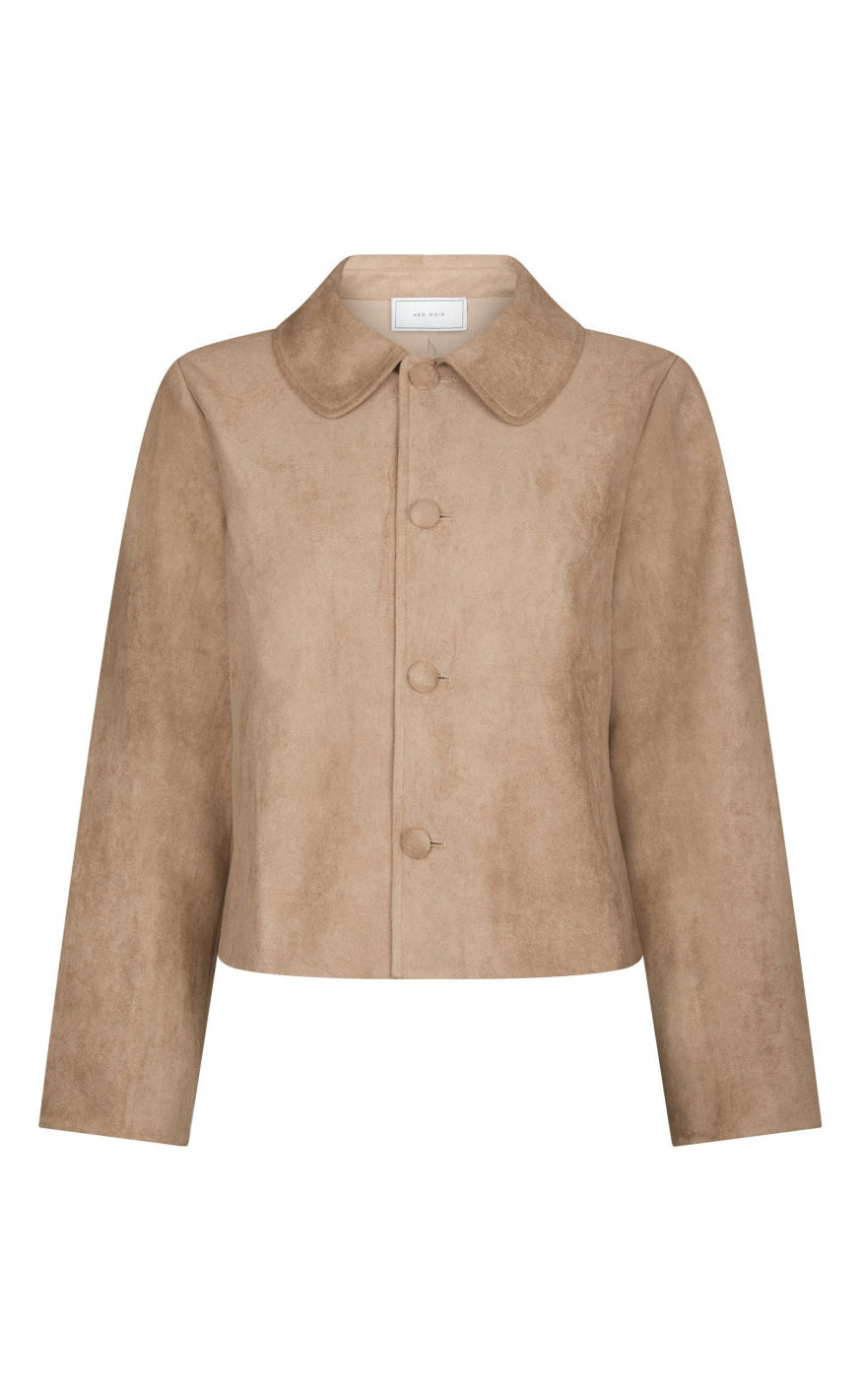 Neo Noir Jakke - Nilo Faux - Sand