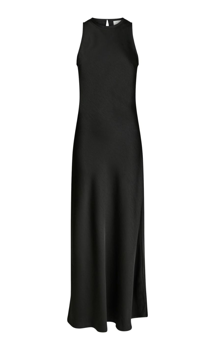Neo Noir Kjole - Celinie Heavy Sateen - Black