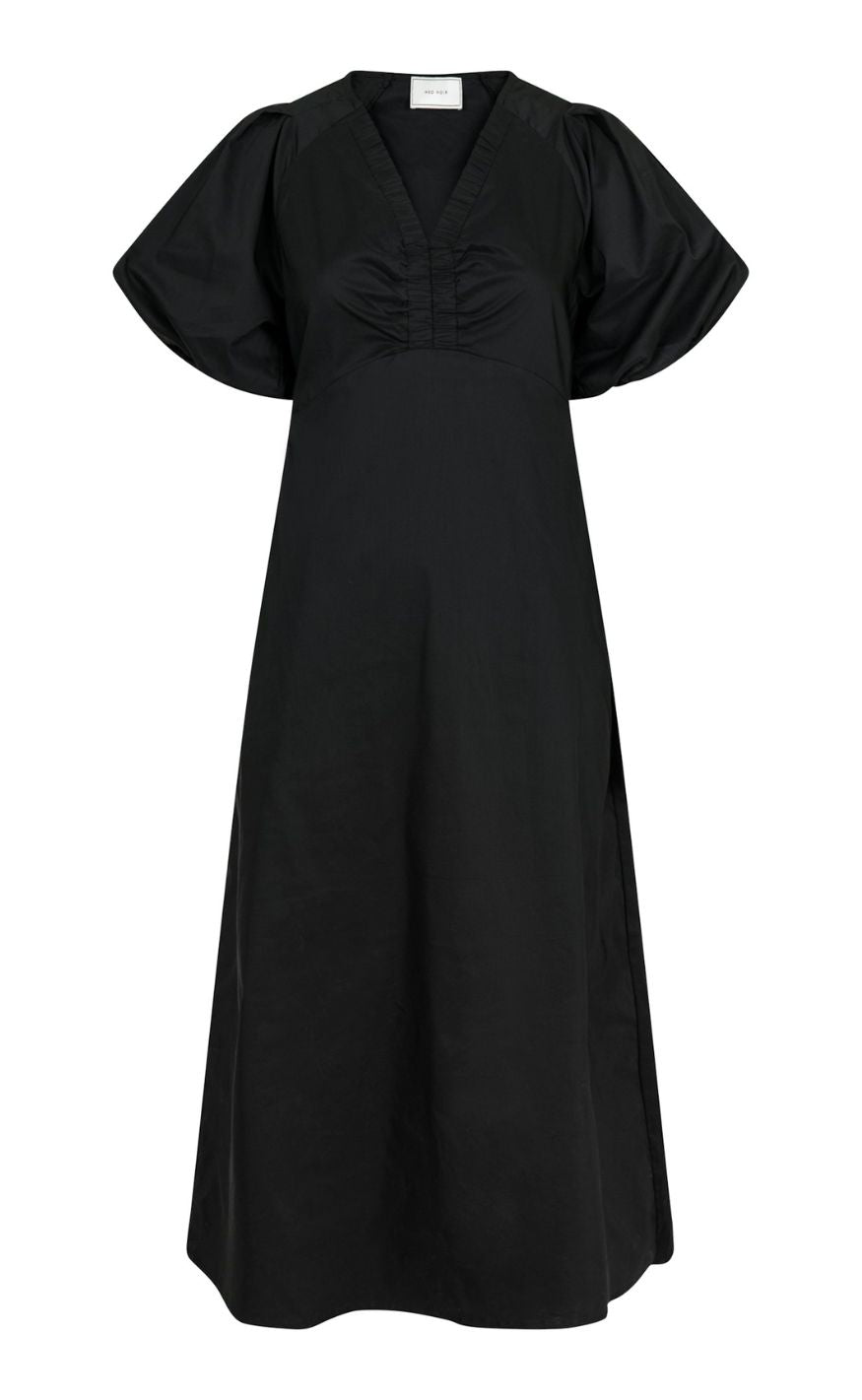 Neo Noir Kjole - Illana Poplin - Black