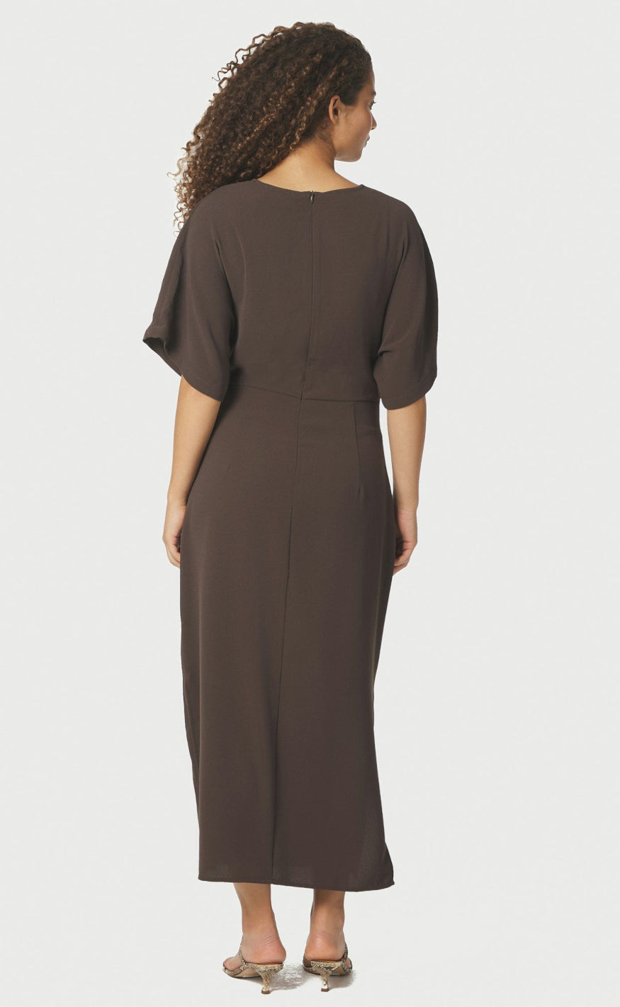 Neo Noir Kjole - Miloine - Dark Brown