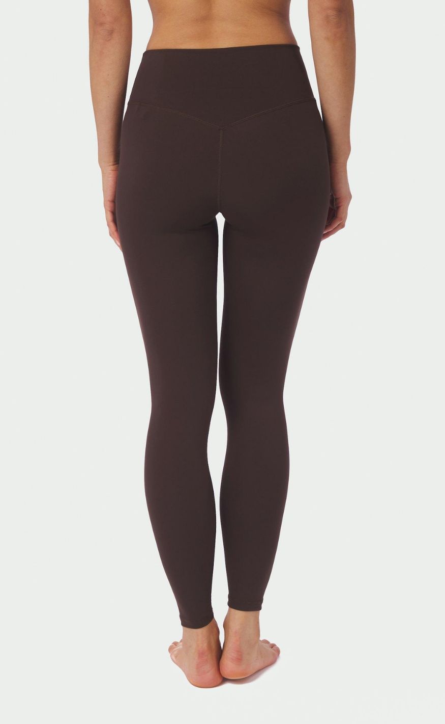 Neo Noir Leggings - Sabina Wrap - Chocolate Brown