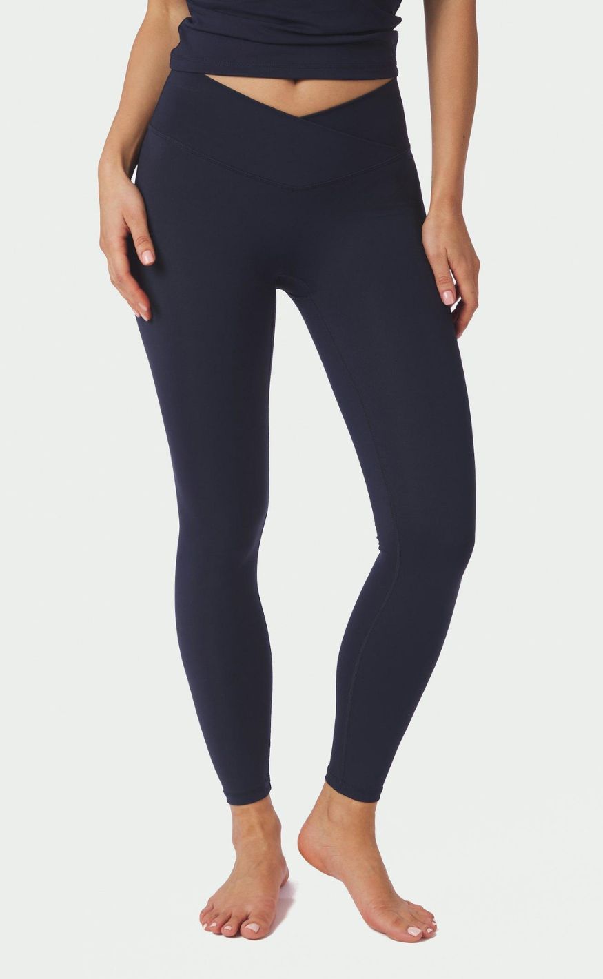 Neo Noir Leggings - Sabina Wrap - Navy