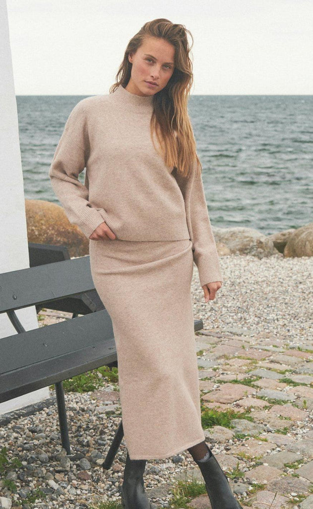 Neo Noir Skjørt - Ashanti - Sand Melange