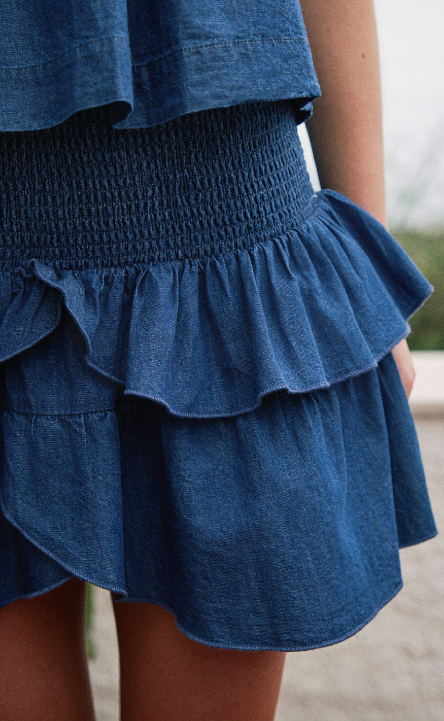 Neo Noir Skjørt - Carin Denim - Blue