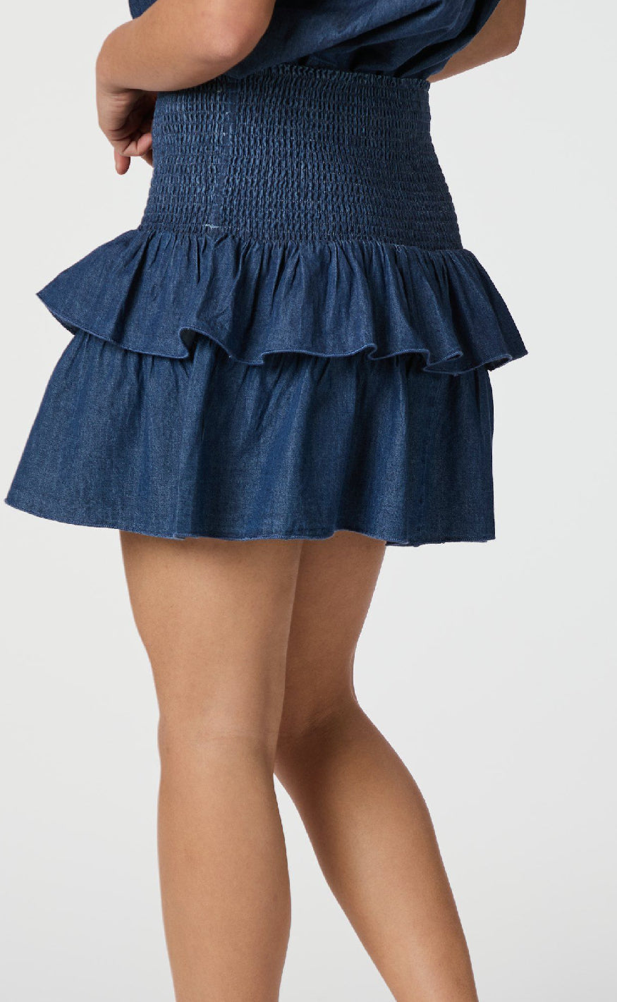 Neo Noir Skjørt - Carin Denim - Blue