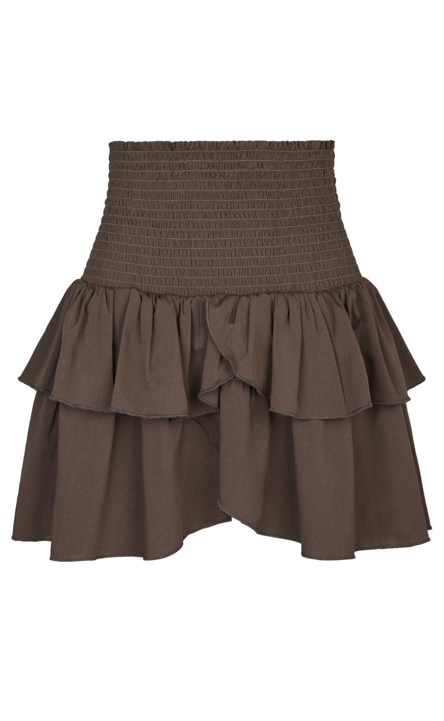 Neo Noir Skjørt - Carin R - Dark brown