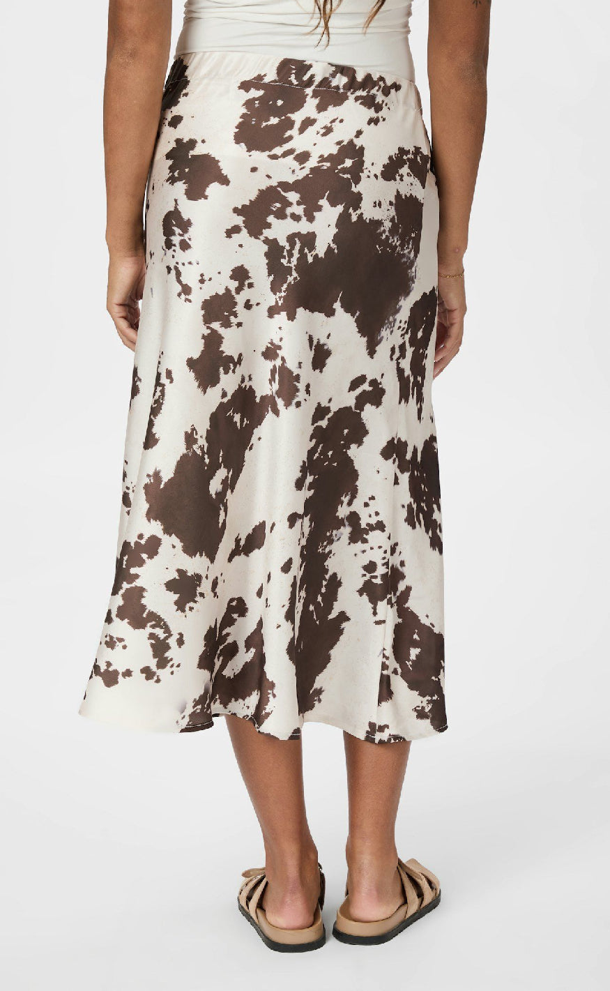 Neo Noir Skjørt - Viso Cow Print - Brown