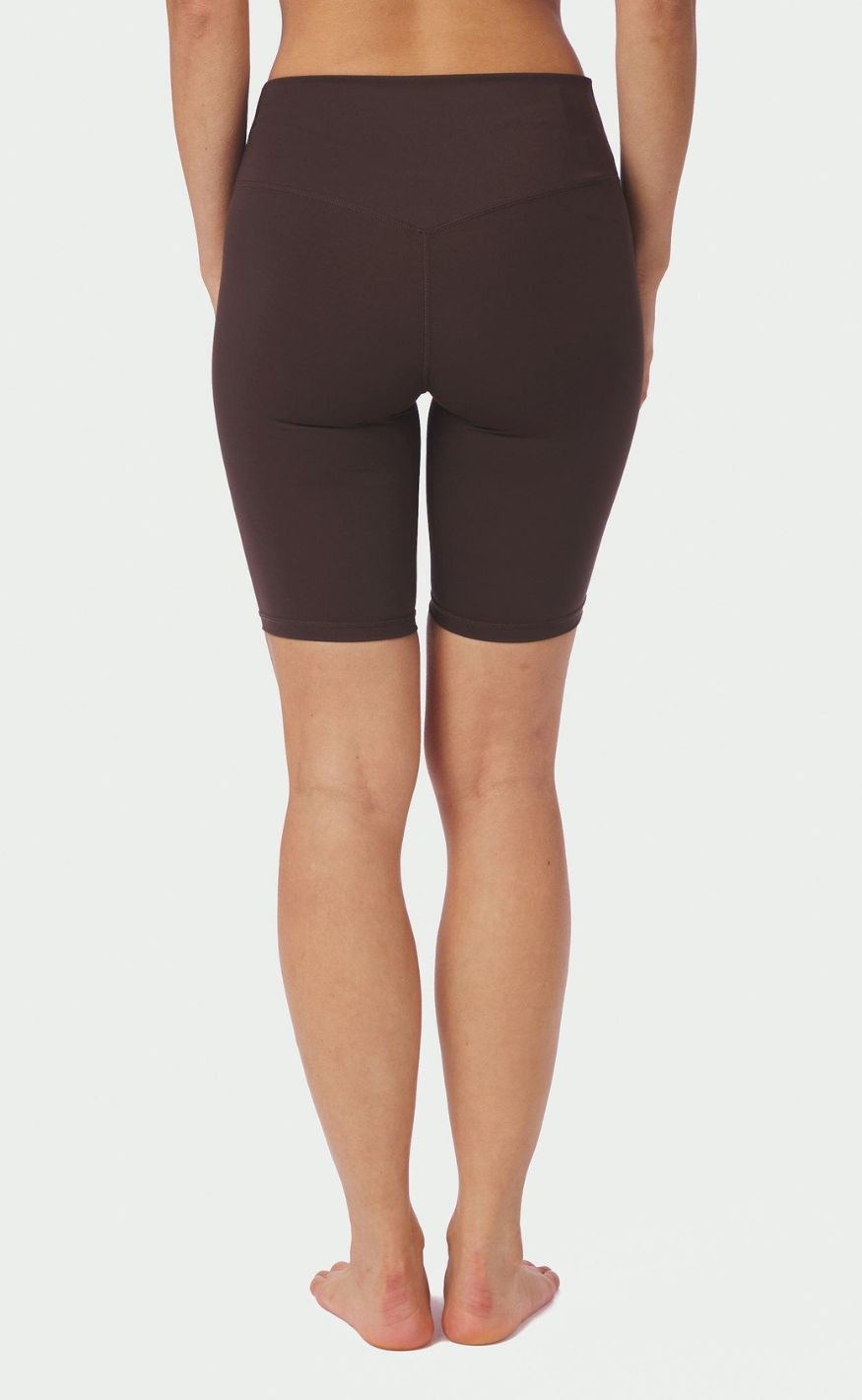 Neo Noir Shorts - Lea Wrap - Chocolate Brown