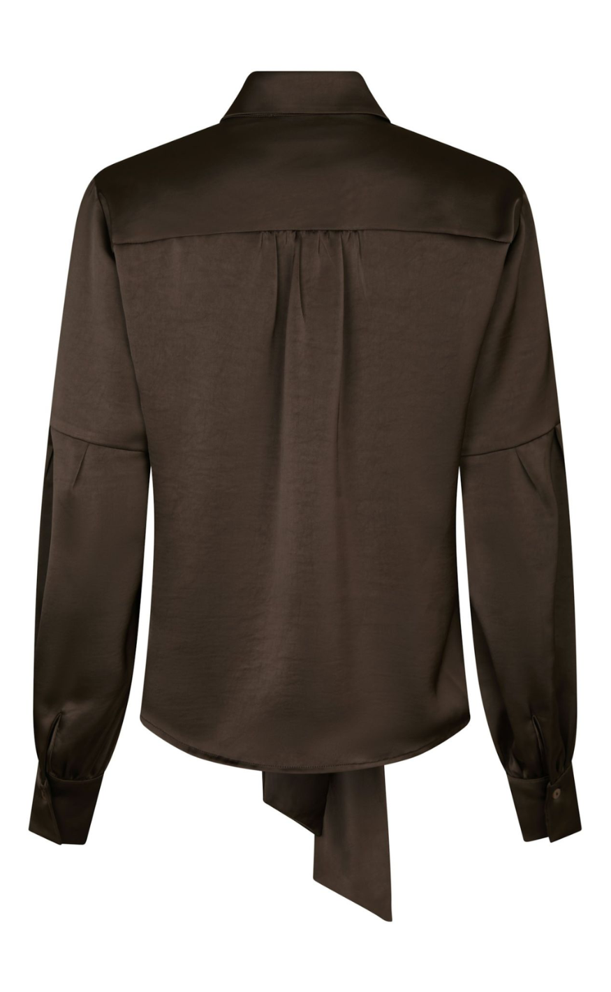Neo Noir Skjorte - Naja - Dark Brown
