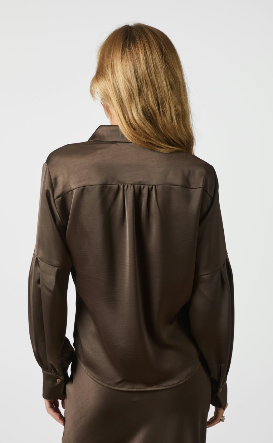Neo Noir Skjorte - Naja - Dark Brown