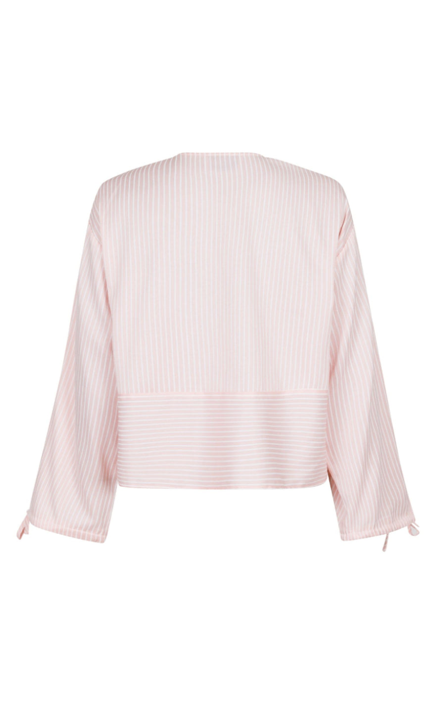 Neo Noir Skjorte - Wanda Stripe - Light Pink