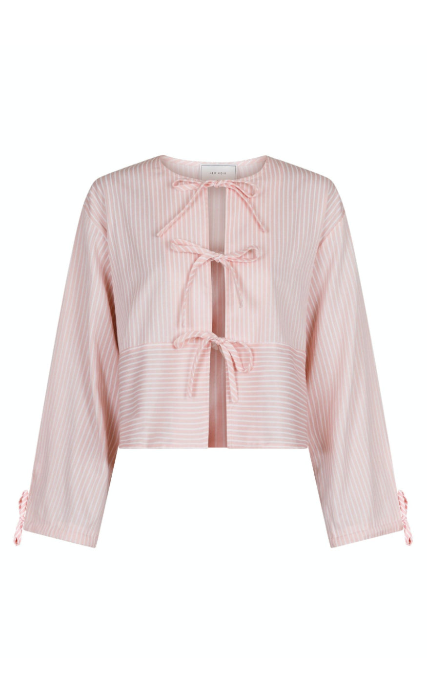 Neo Noir Skjorte - Wanda Stripe - Light Pink
