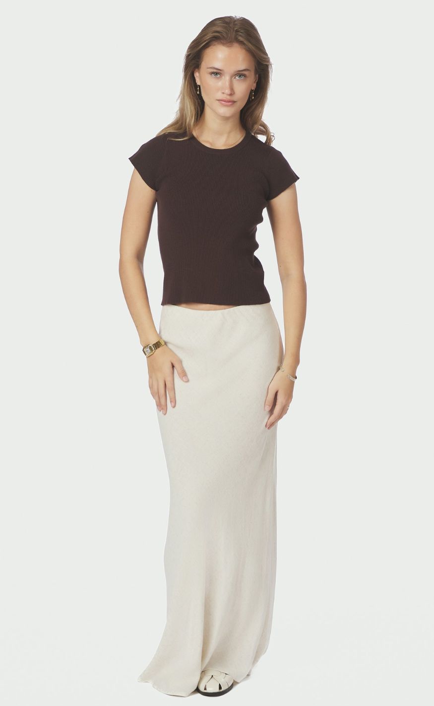 Neo Noir T-shirt - Tirra - Brown