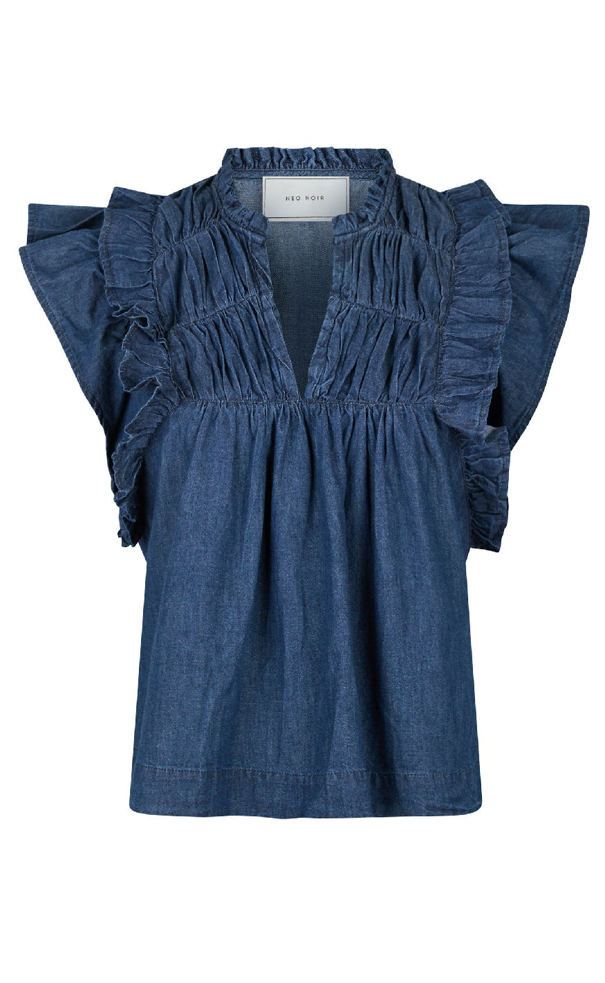 Neo Noir Topp - Jayla Denim - Blue