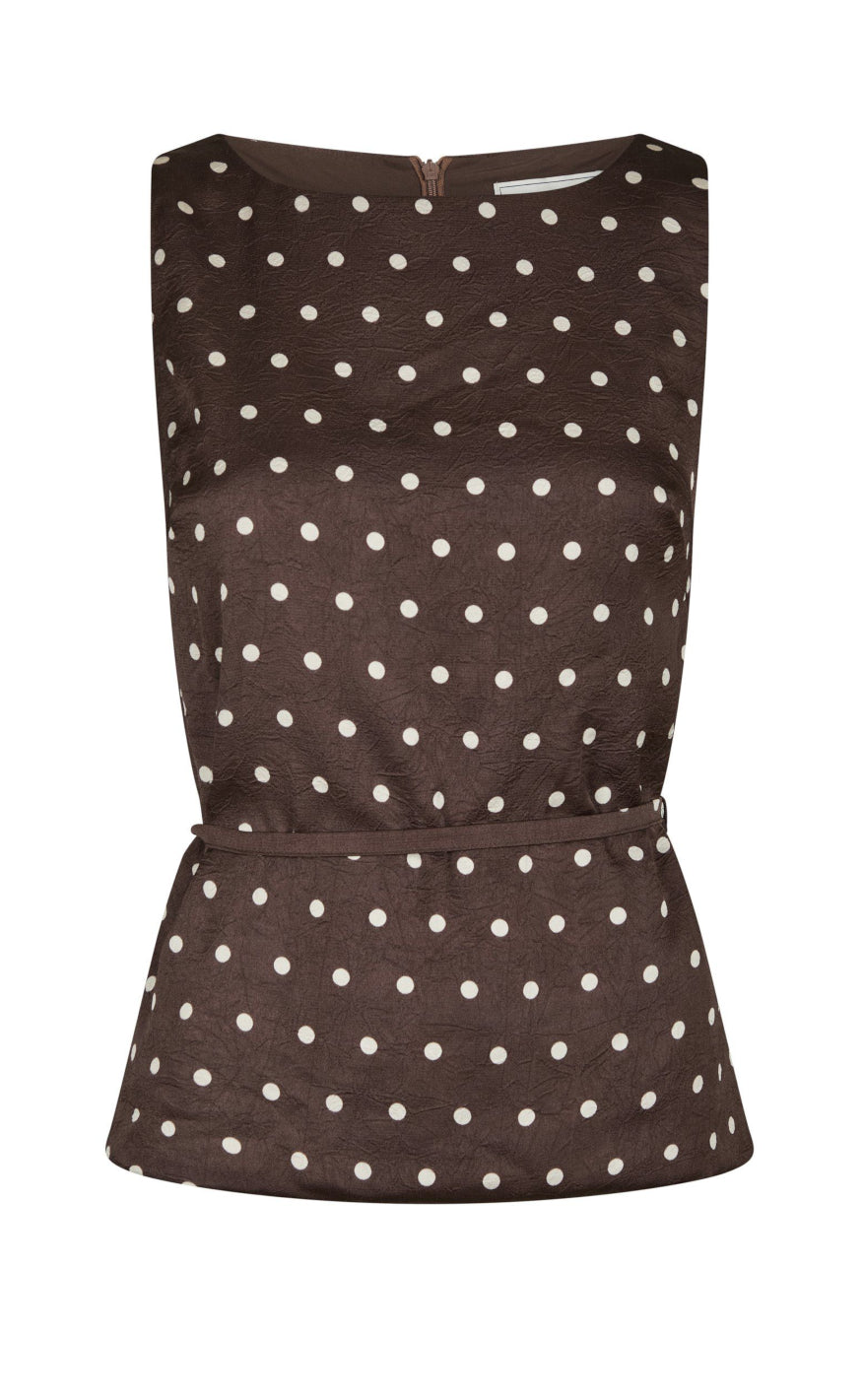 Neo Noir Topp - Nassa Big Dot - Dark Brown