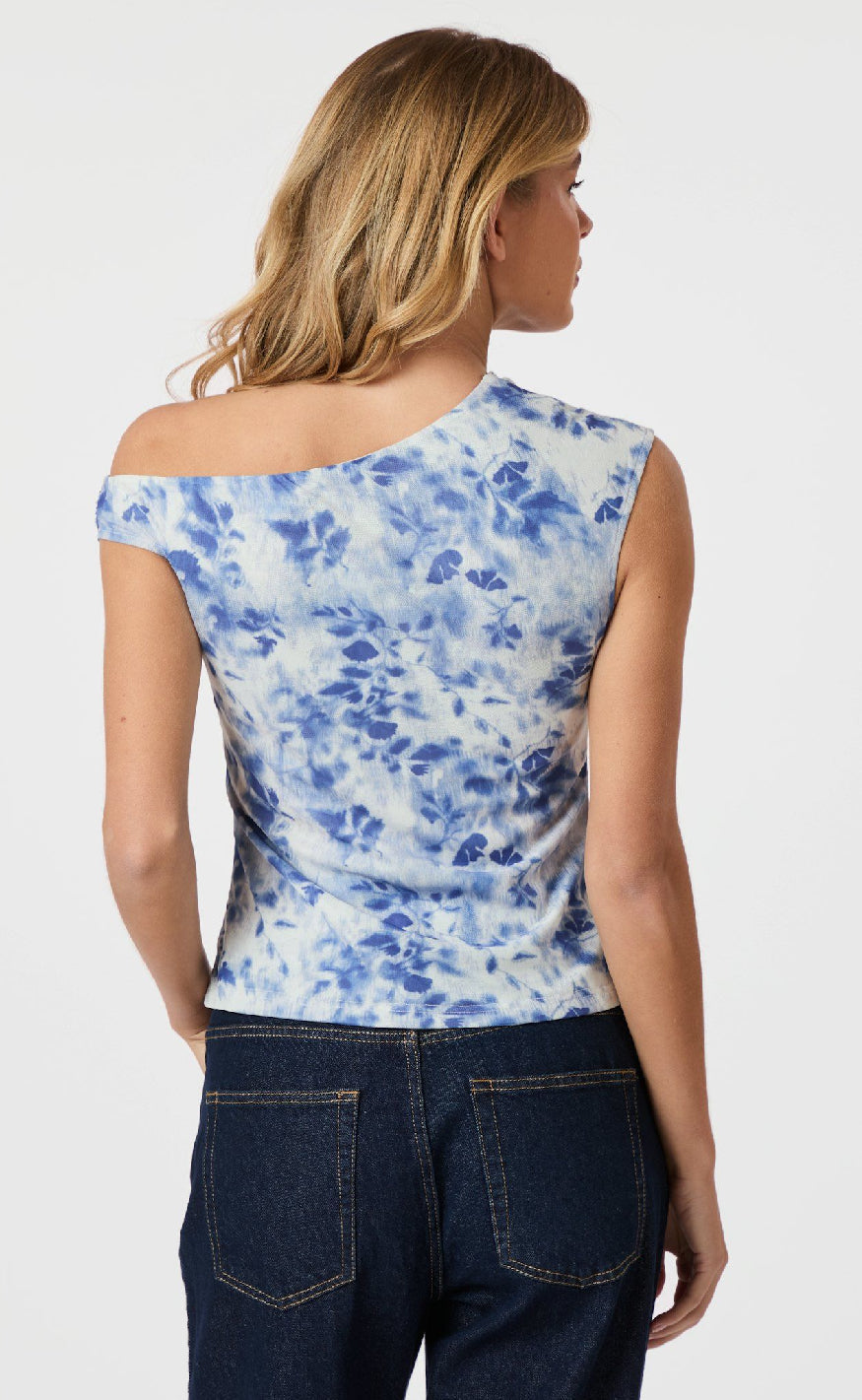 Neo Noir Topp - Peri Mesh - Light Blue
