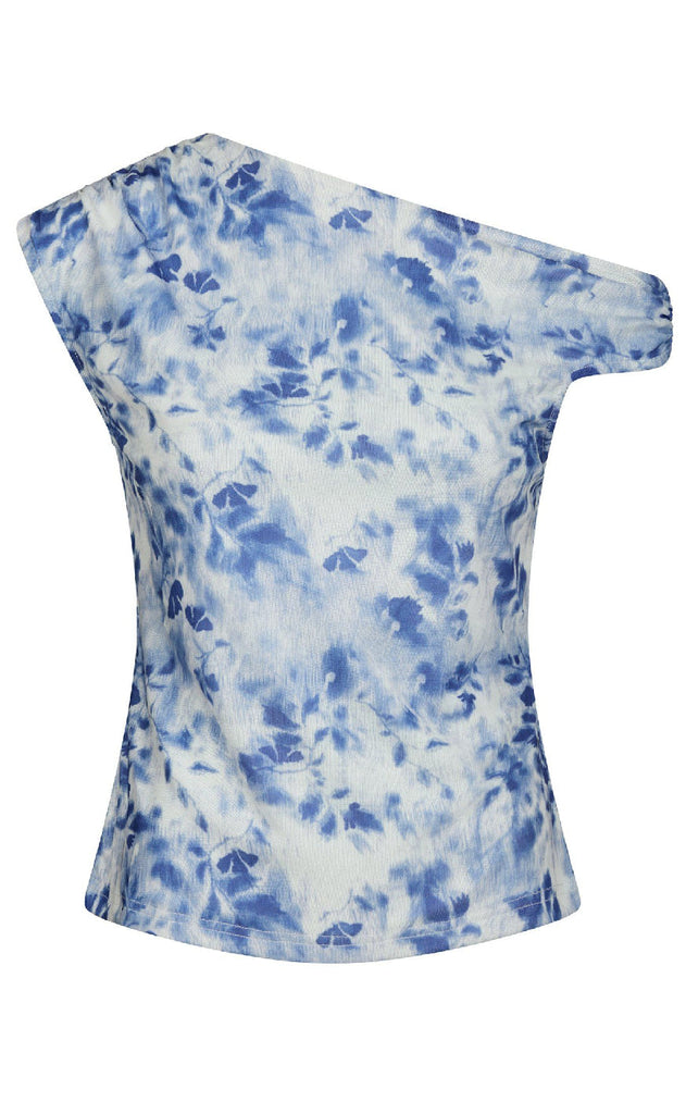 Neo Noir Topp - Peri Mesh - Light Blue