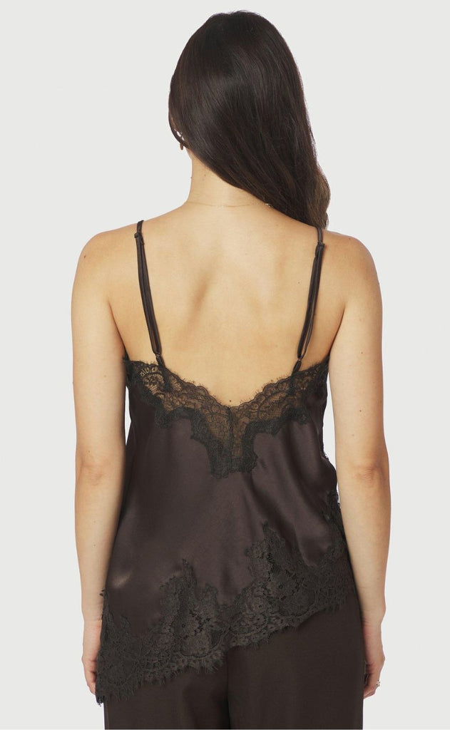 Neo Noir Topp - Viole Lace - Dark Brown