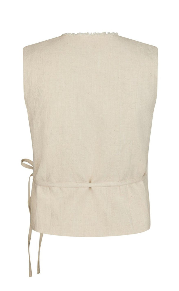 Neo Noir Vest - Filora Ramie - Natural