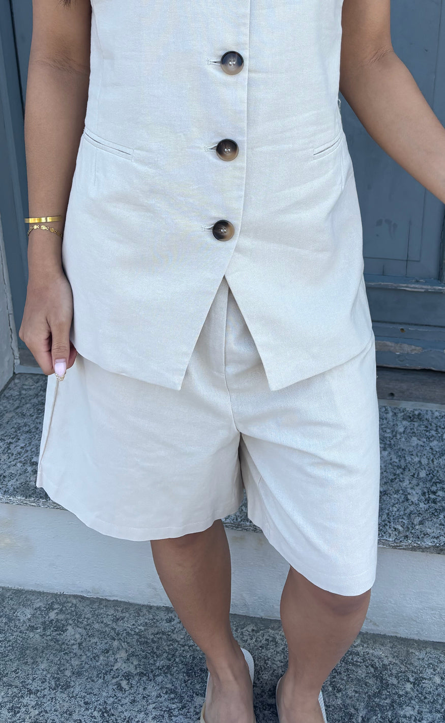 Say INA Copenhagen Shorts - Nivi - Sand