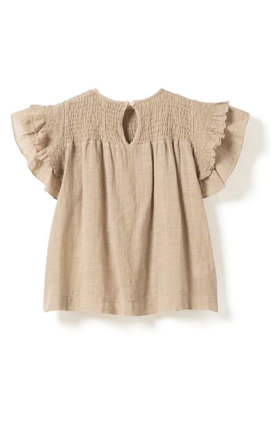 Noella Bluse - Maura - Grey Ivory