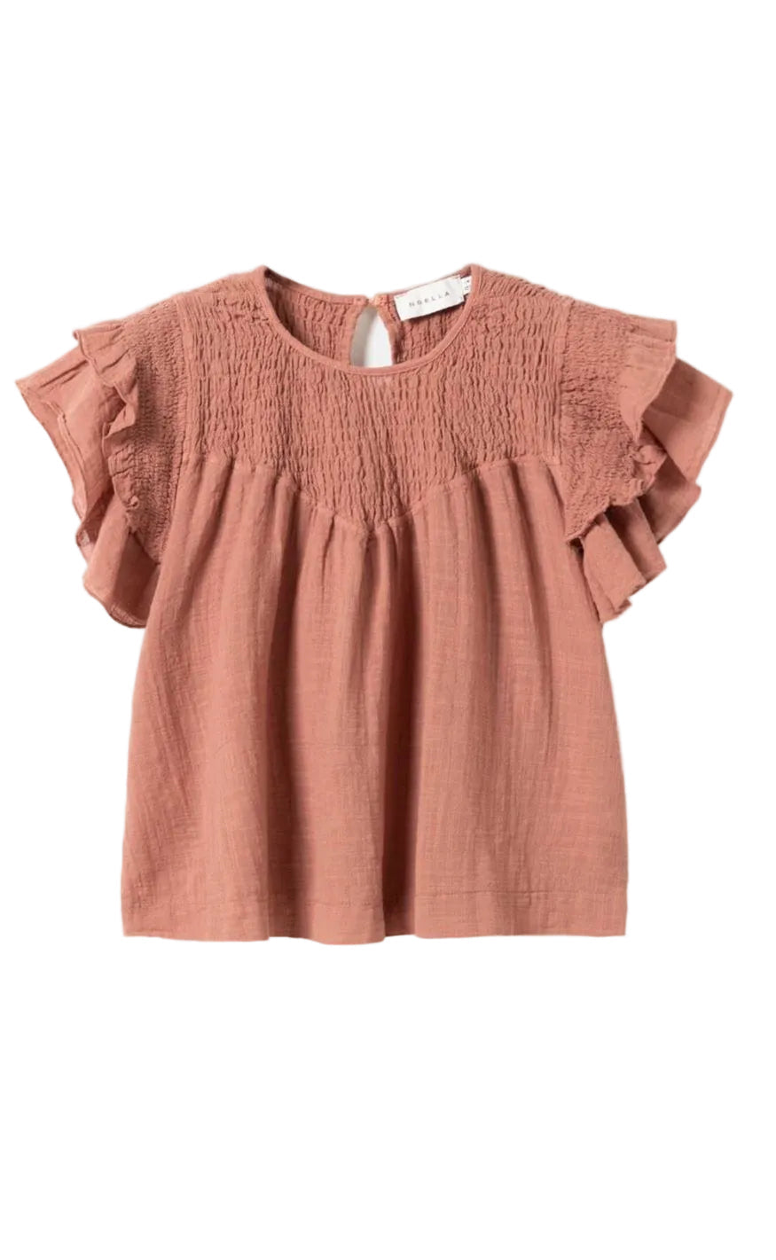 Noella Bluse - Maura - Red Clay