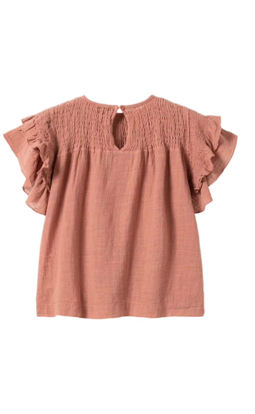 Noella Bluse - Maura - Red Clay