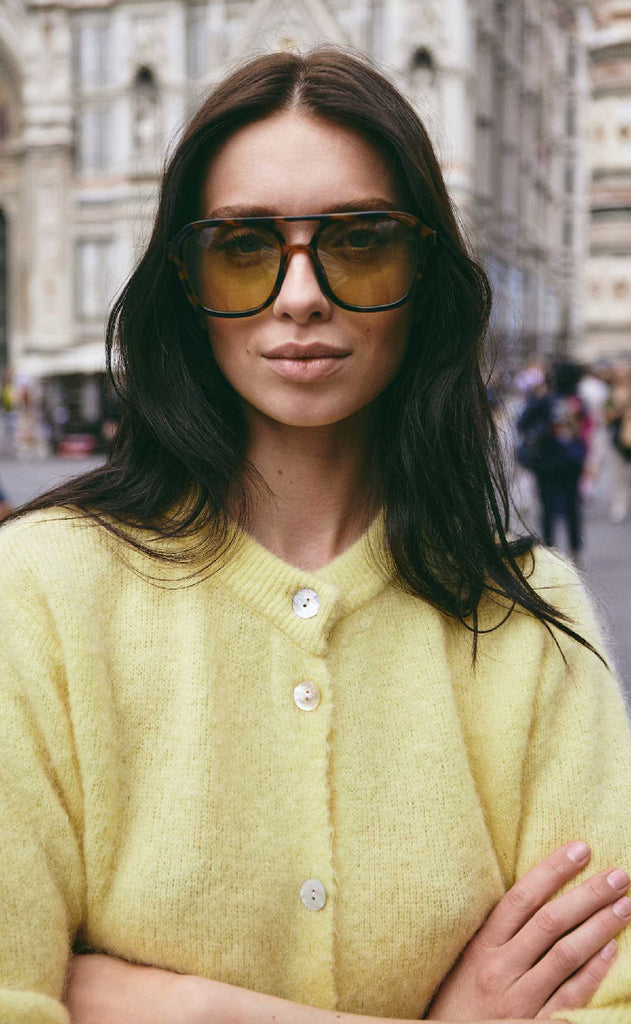 Noella Cardigan - Kae SS - Light Yellow