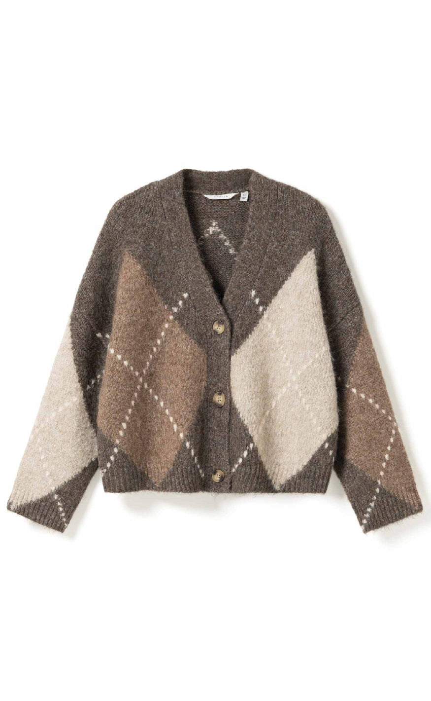 Noella Cardigan - Laiana - Ash Brown Mix